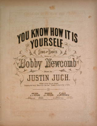 Book cover for You Know How It Is Yourself. Song and Dance