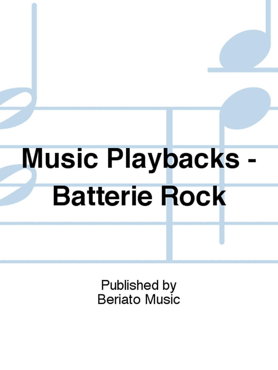 Music Playbacks - Batterie Rock