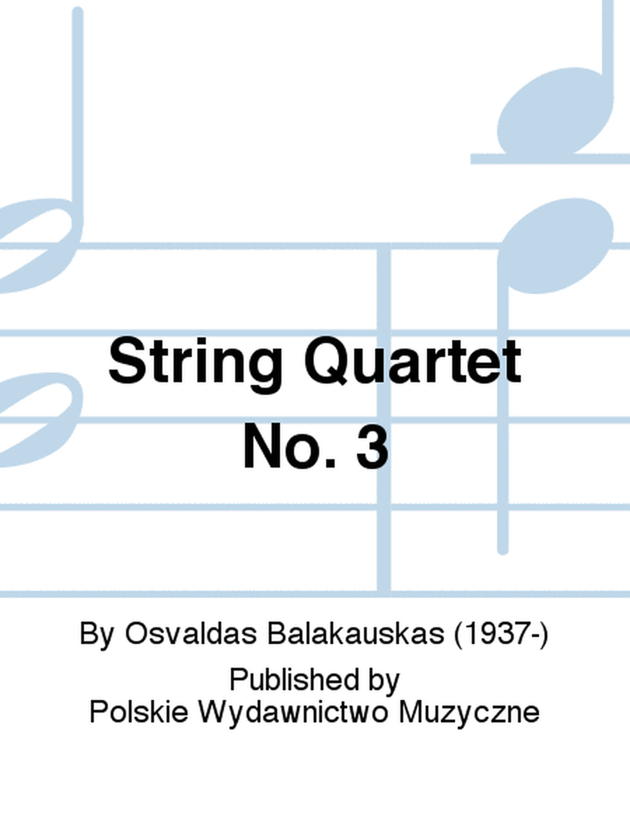 String Quartet No. 3