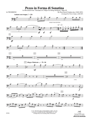 Pezzo in forma di Sonatina: 1st Trombone