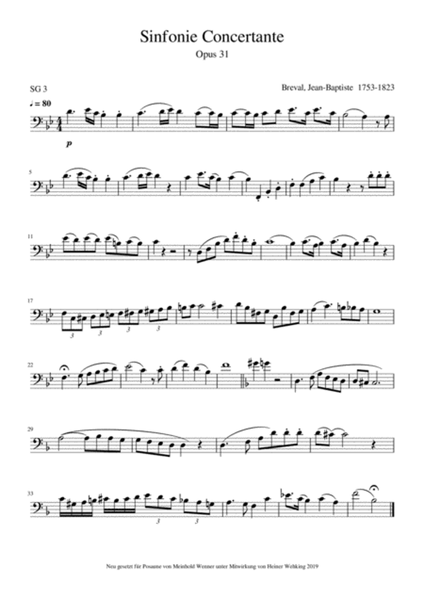 Trombone Solo Posaune Pieces Komponist born 1740-1753 - 9 Pieces Trombone Solo Posaune Soli Stüc