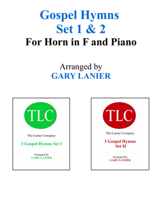 Book cover for GOSPEL HYMNS Set 1 & 2 (Duets - Horn in F and Piano with Parts)