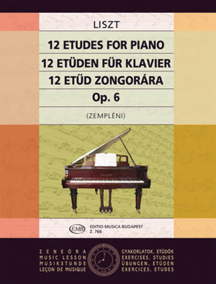 Book cover for Twelve Etudes Op. 6