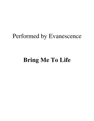 Book cover for Bring Me To Life