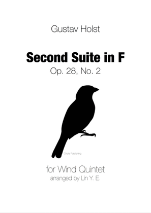 Book cover for Holst - Second Suite in F for Military Band 3. Song of the Blacksmith (arr. for Wind Quintet)