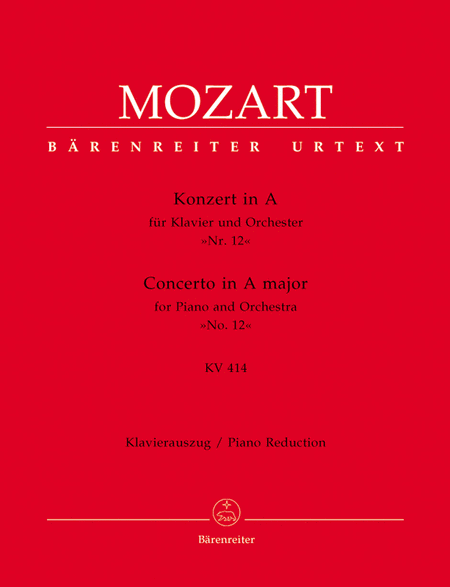 Wolfgang Amadeus Mozart: Piano Concerto In A Major, K. 414
