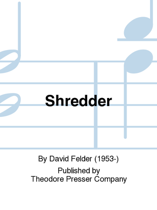 Book cover for Shredder