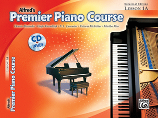 Book cover for Premier Piano Course Lesson Book, Book 1A