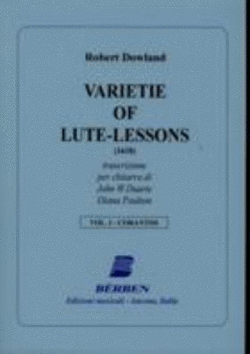 Variety Of Lute Lessons Book 1