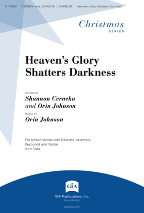 Book cover for Heaven's Glory Shatters Darkness - Instrument edition