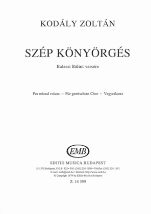 Book cover for Szep Konyorges