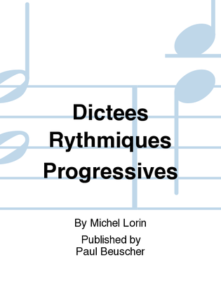 Dictees Rythmiques Progressives