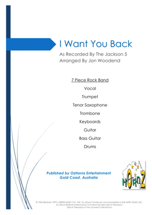 Book cover for I Want You Back