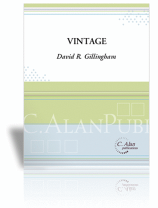 Book cover for Vintage (piano reduction)