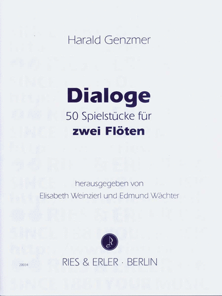 Dialogue-50 Exercises for Two Flutes