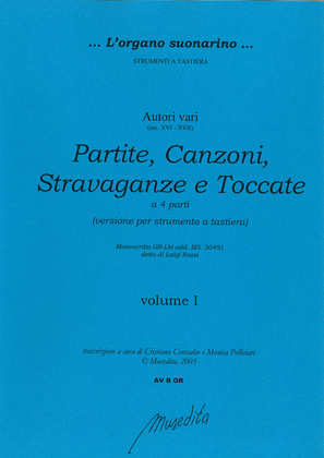 Book cover for Partite, canzoni, stravaganze e toccate (Ms, GB-Lbl, 1617, noto come "ms di Luigi Rossi")