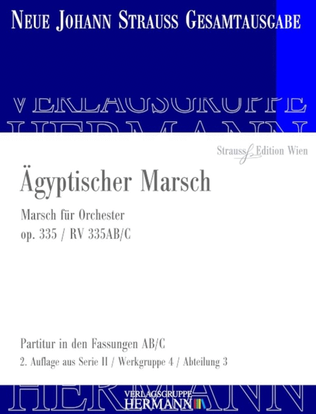 Book cover for Ägyptischer Marsch Op. 335 RV 335AB/C