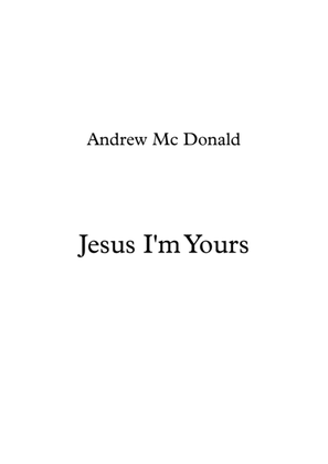 Book cover for Jesus I'm Yours