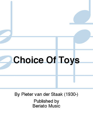 Book cover for Choice Of Toys