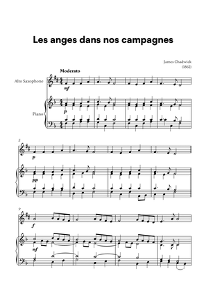 Les anges dans nos campagnes (for Alto Sax and Piano)