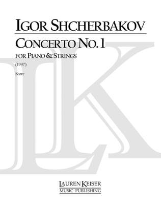 Book cover for Concerto No. 1 for Piano and Strings