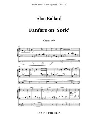 Fanfare on 'York' for organ solo