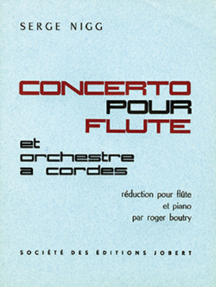 Book cover for Concerto Pour Flute