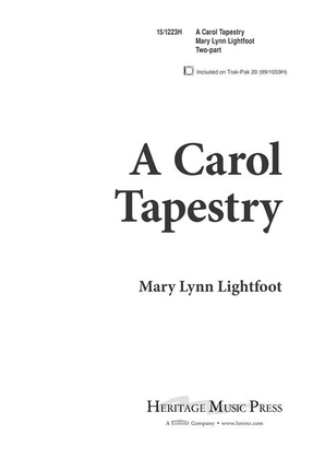 Book cover for A Carol Tapestry