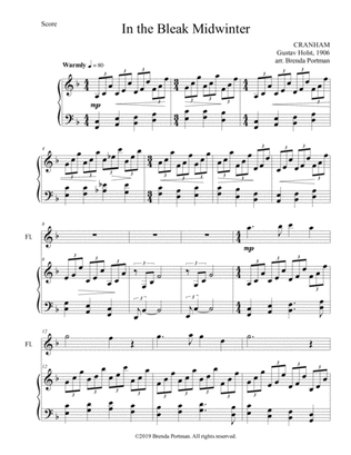 In the Bleak Midwinter (flute/piano), arr. Brenda Portman