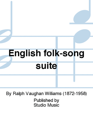 Book cover for English folk-song suite