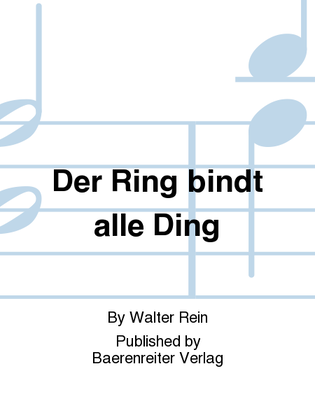 Der Ring bind't alle Ding