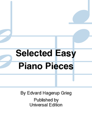 Book cover for Selected Easy Piano Pieces