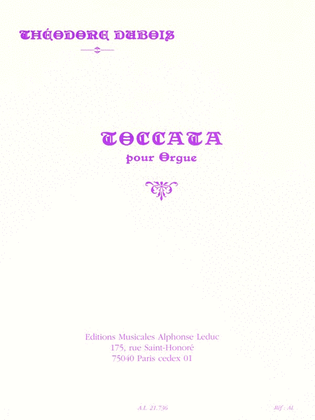 Book cover for Toccata (organ)