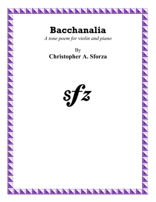Bacchanalia, for violin and piano
