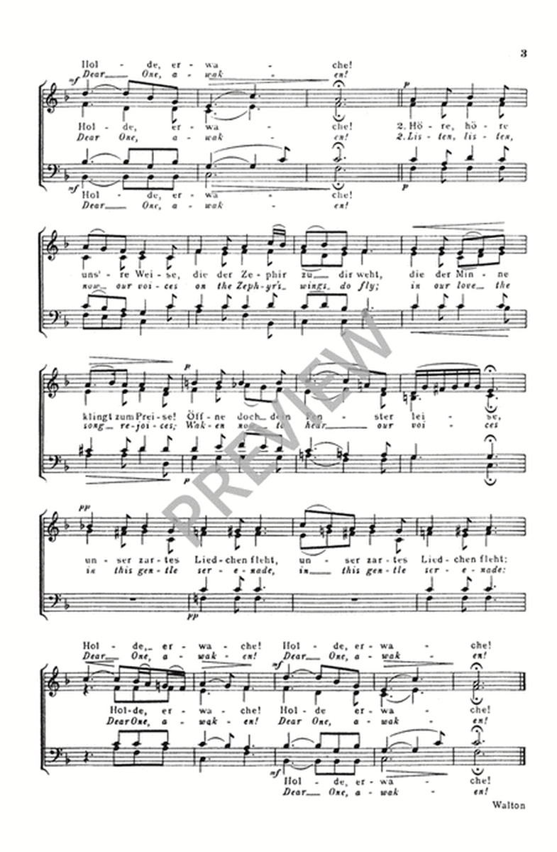 Nocturnal Serenade (SATB)