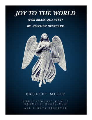 Book cover for Joy To The World (for Brass Quartet and Piano)