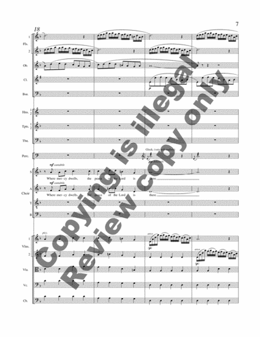 The Tree of Peace (SATB Orchestral Score)