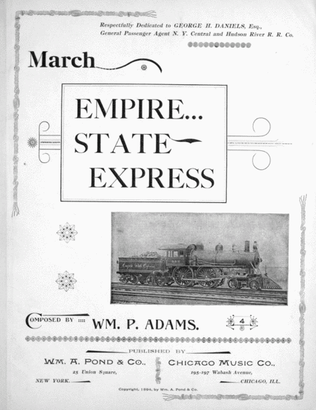 March. Empire State Express