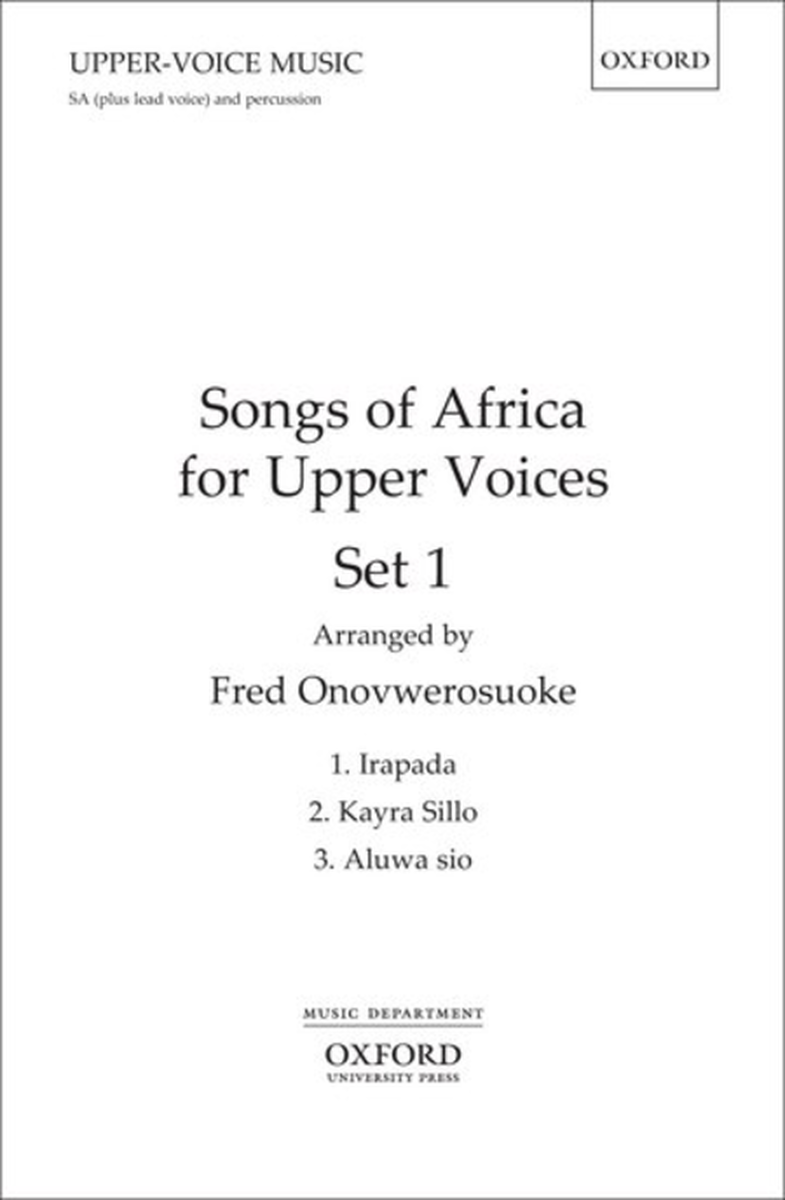 Songs of Africa for Upper Voices Set 1