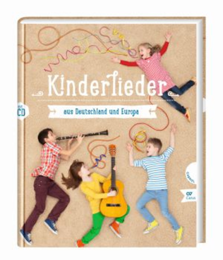 Book cover for Kinderlieder aus Deutschland und Europa. Liederbuch mit Mitsing-CD