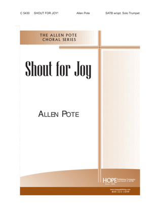 Book cover for Shout for Joy