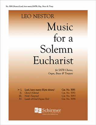 Book cover for Music for a Solemn Eucharist: 1. Lord, Have Mercy