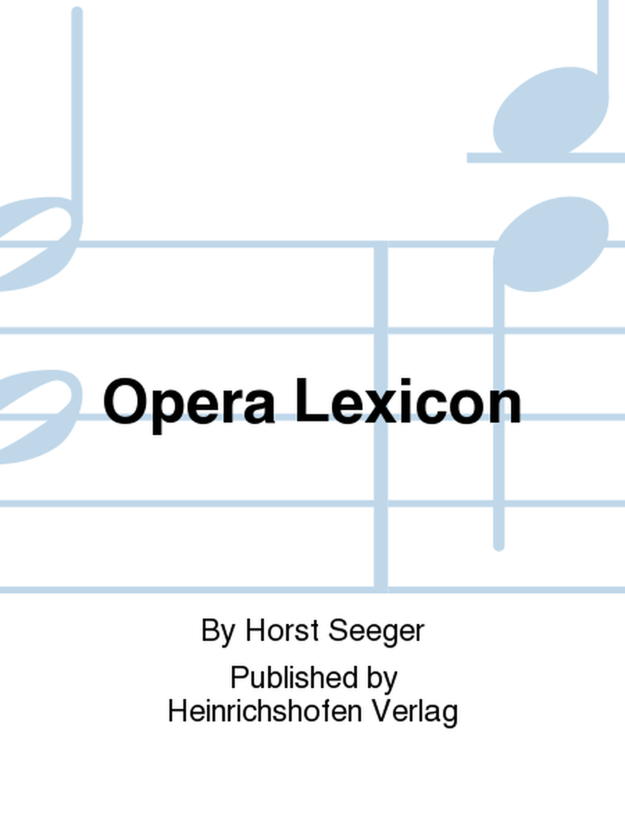 Opera Lexicon