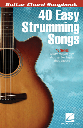 Book cover for 40 Easy Strumming Songs