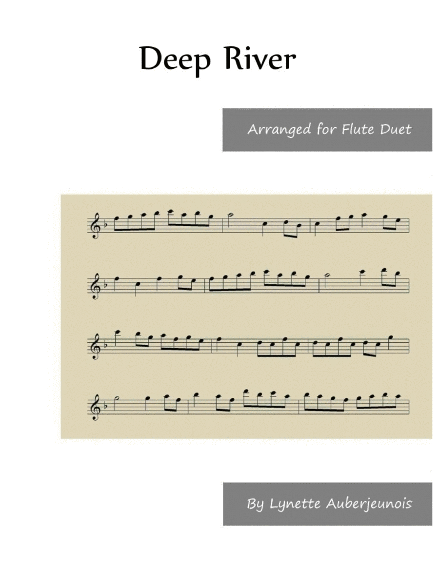Deep River - Flute Duet image number null