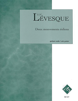 Book cover for Deux mouvements éoliens