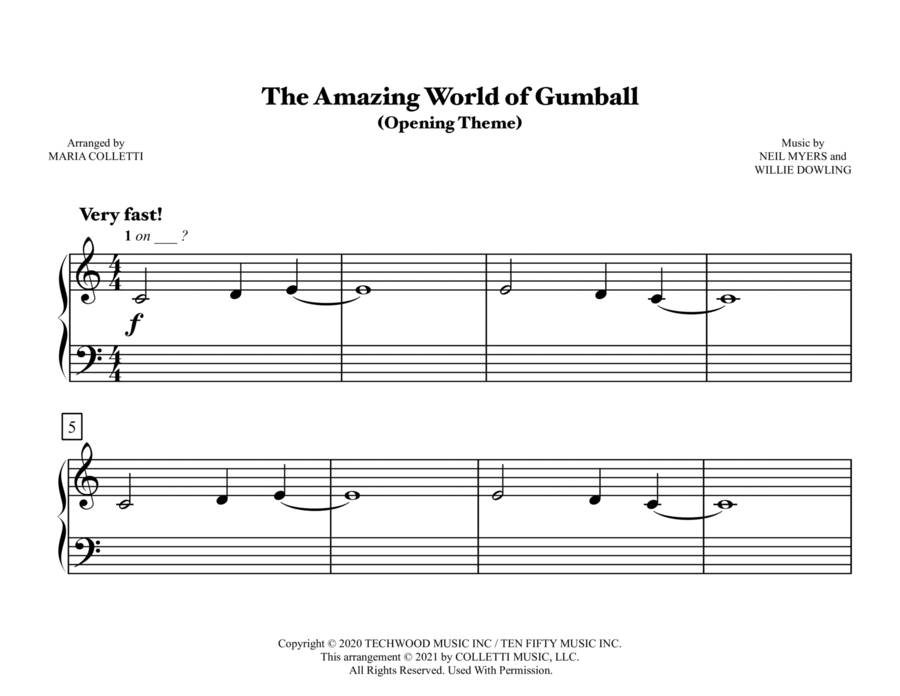 Amazing World Of Gumball Opening Theme image number null