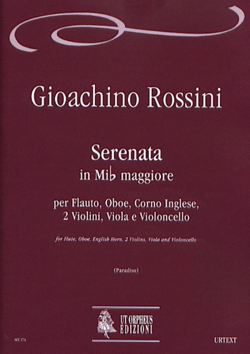 Serenata in Mi flat Major for Flute, Oboe, English Horn, 2 Violins, Viola and Violoncello