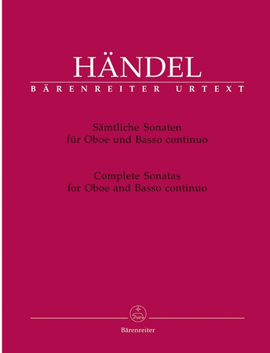 Handel - Complete Sonatas For Oboe/Basso Continuo