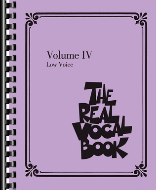 Book cover for The Real Vocal Book – Volume IV